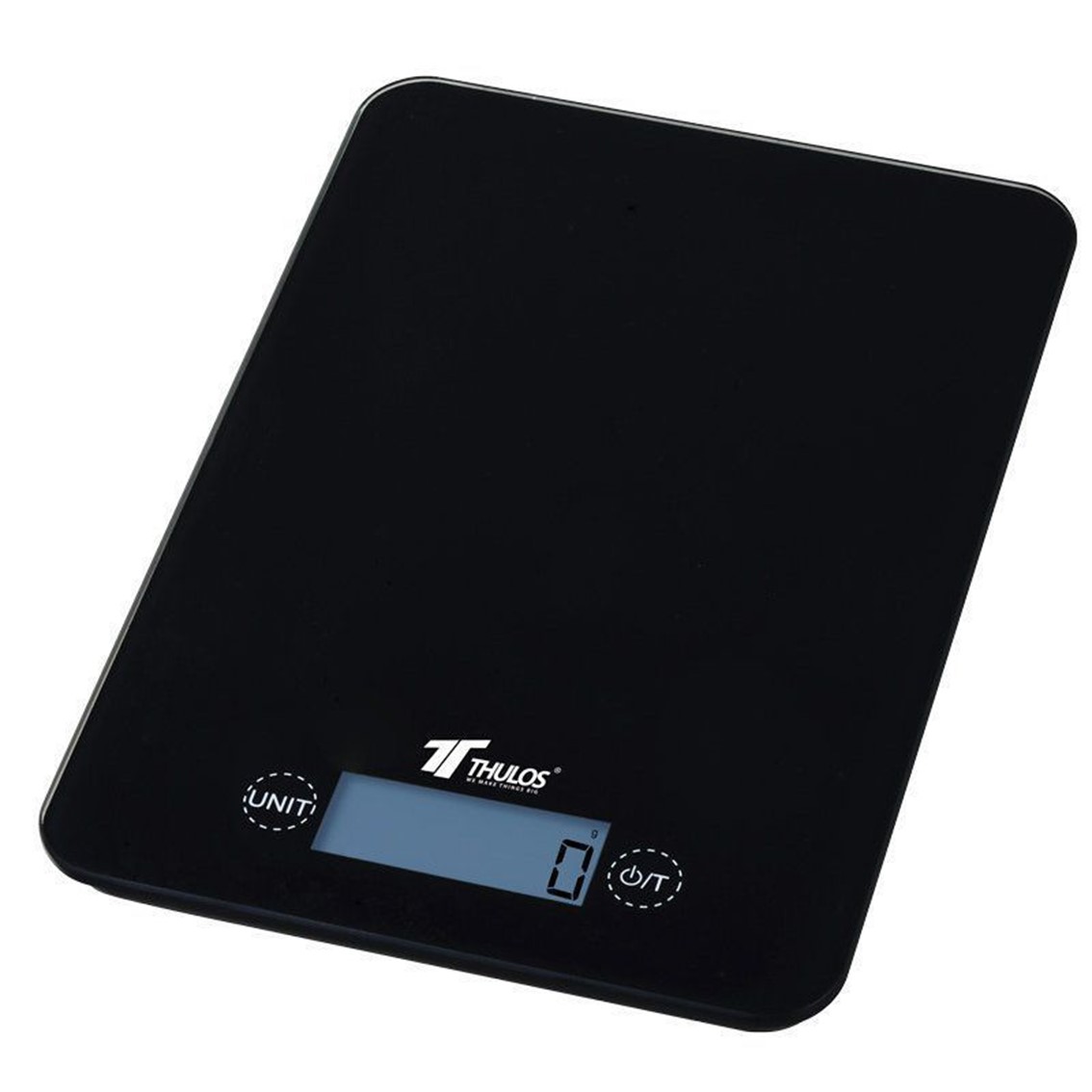 BASCULA DE COCINA DIGITAL THULOS TH-DS107 NEGRO CARGA MAXIMA 5KG