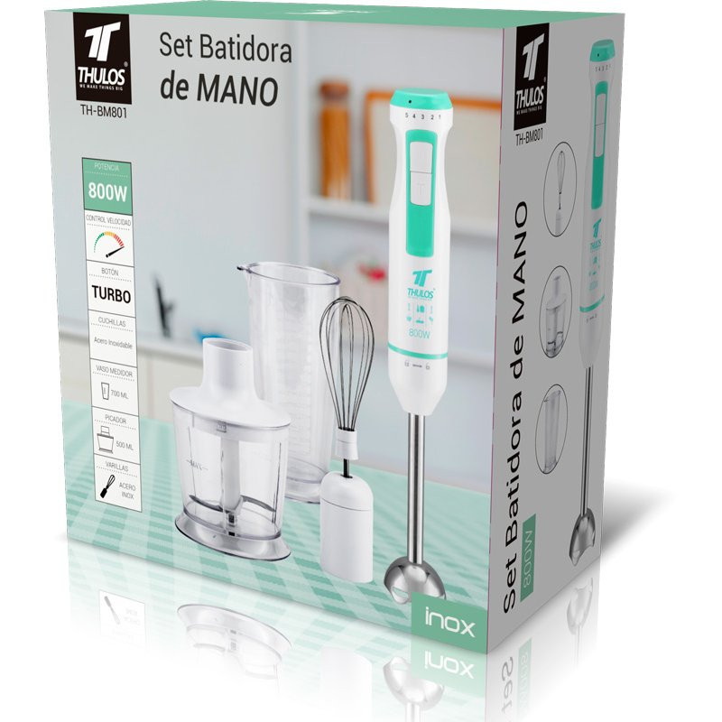 BATIDORA DE MANO THULOS TH-BM801 800W