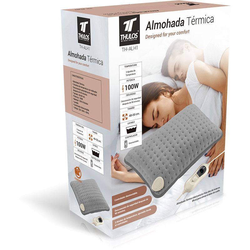 ALMOHADILLA ELECTRICA THULOS TH-ALH1 100W / 3 TEMPERATURAS