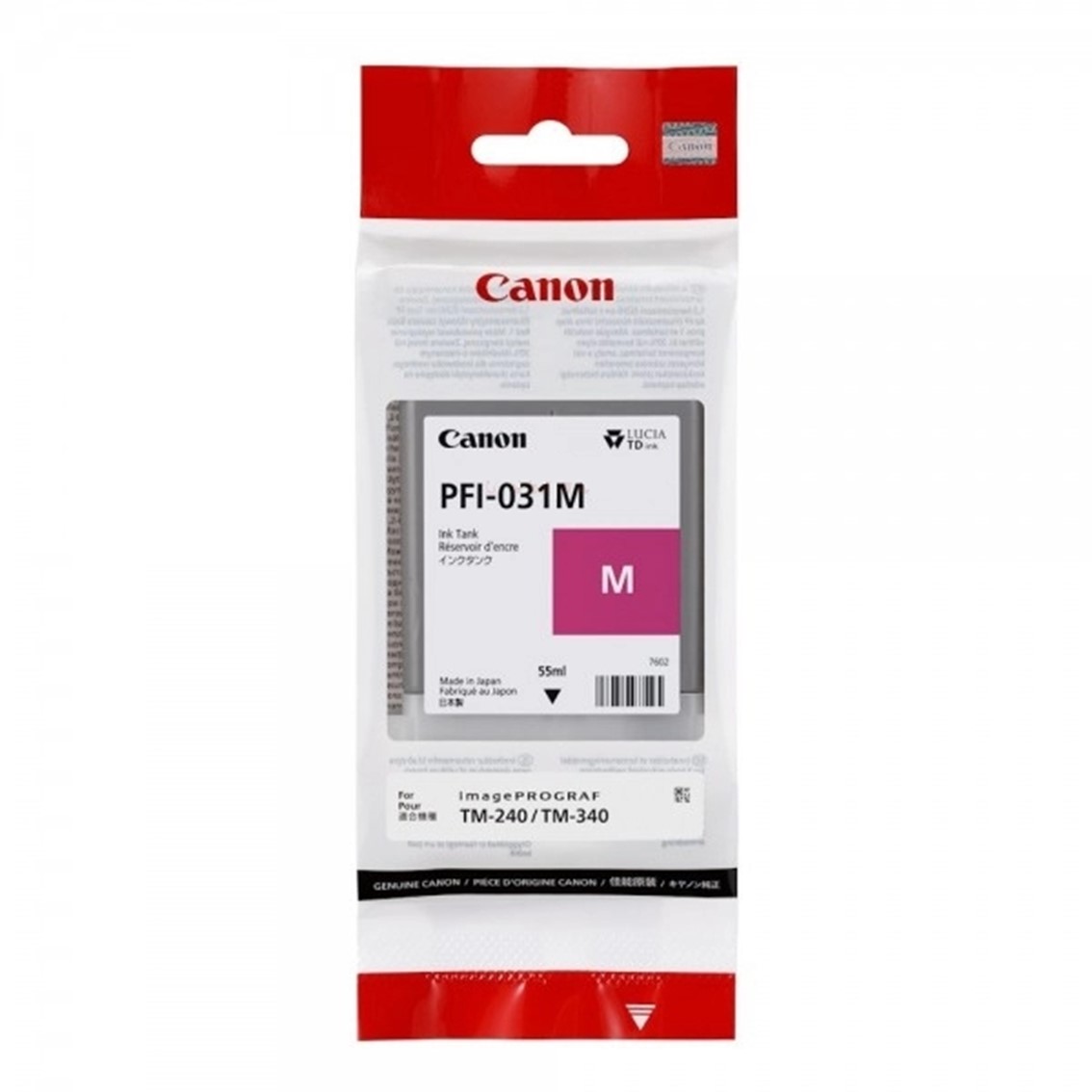 CARTUCHO CANON PFI-031 MAGENTA