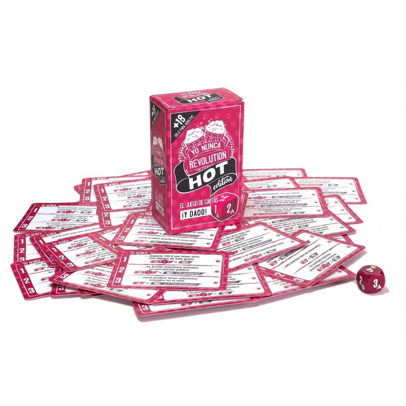 JUEGO DE MESA YO NUNCA REVOLUTION HOT