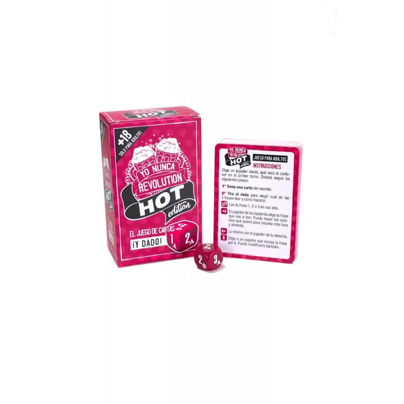 JUEGO DE MESA YO NUNCA REVOLUTION HOT