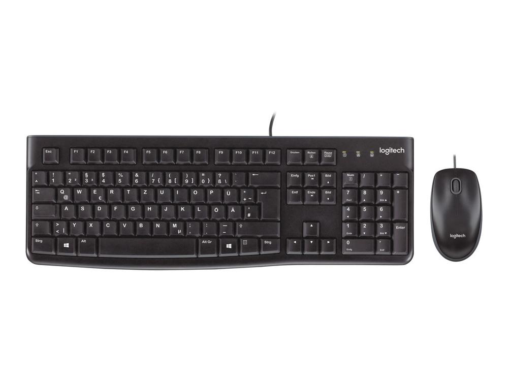 TECLADO + MOUSE LOGITECH MK120 OPTICO USB 2.0 NEGRO PORTUGUES