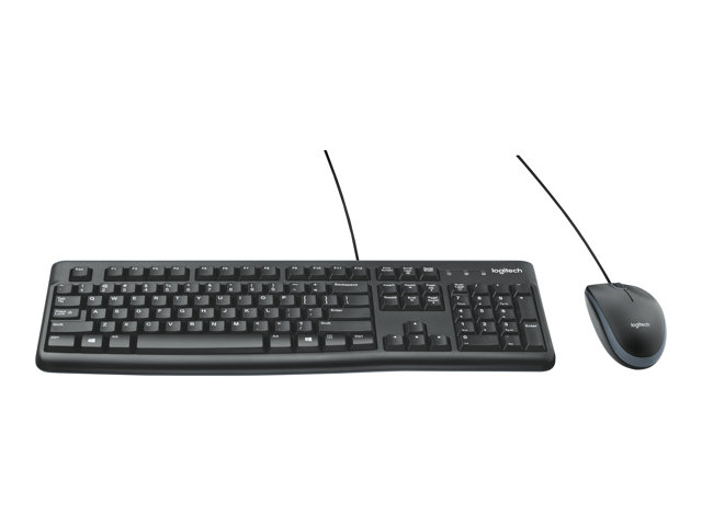 TECLADO + MOUSE LOGITECH MK120 OPTICO USB 2.0 NEGRO PORTUGUES