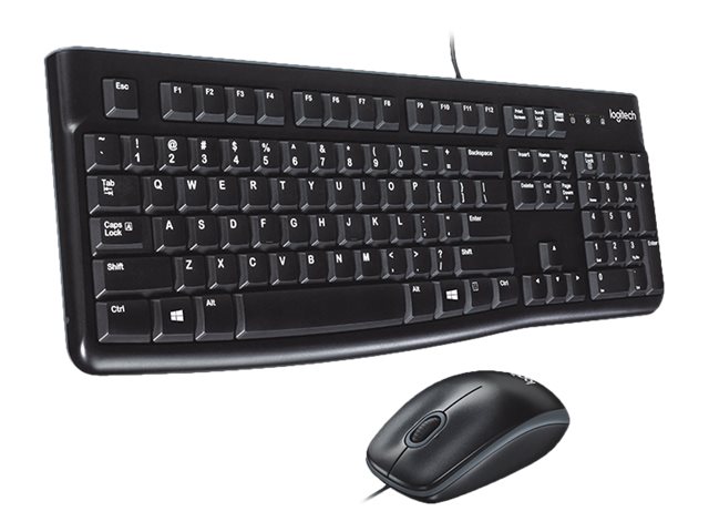 TECLADO + MOUSE LOGITECH MK120 OPTICO USB 2.0 NEGRO PORTUGUES