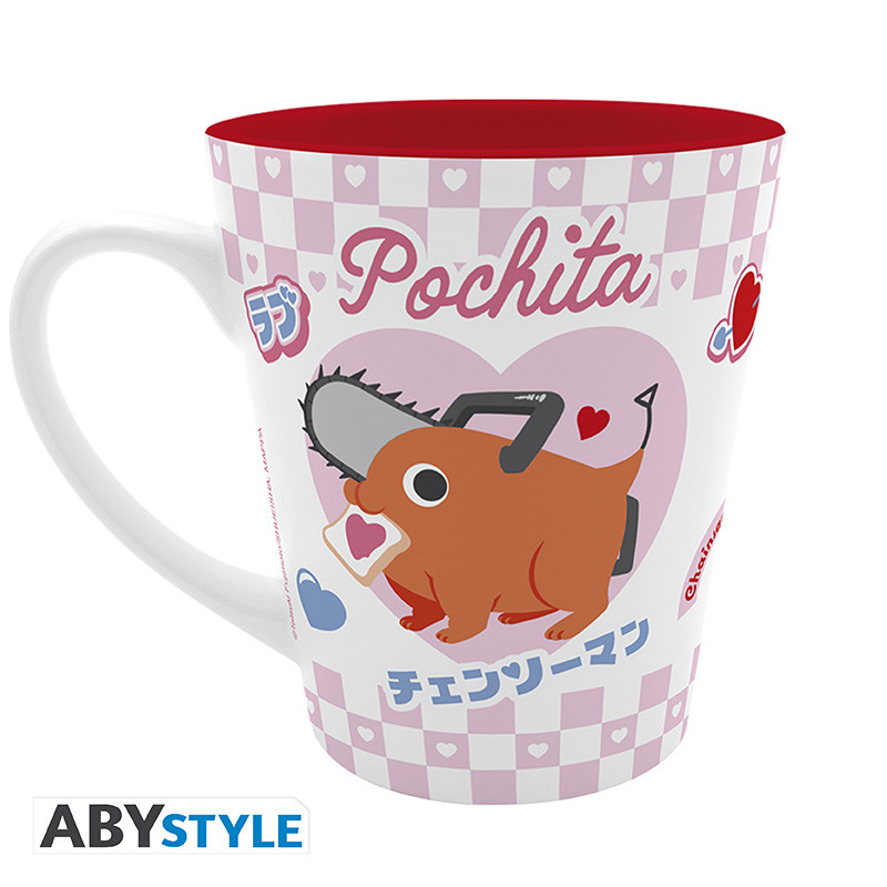 TAZA CHAINSAW MAN POCHITA 250 ML