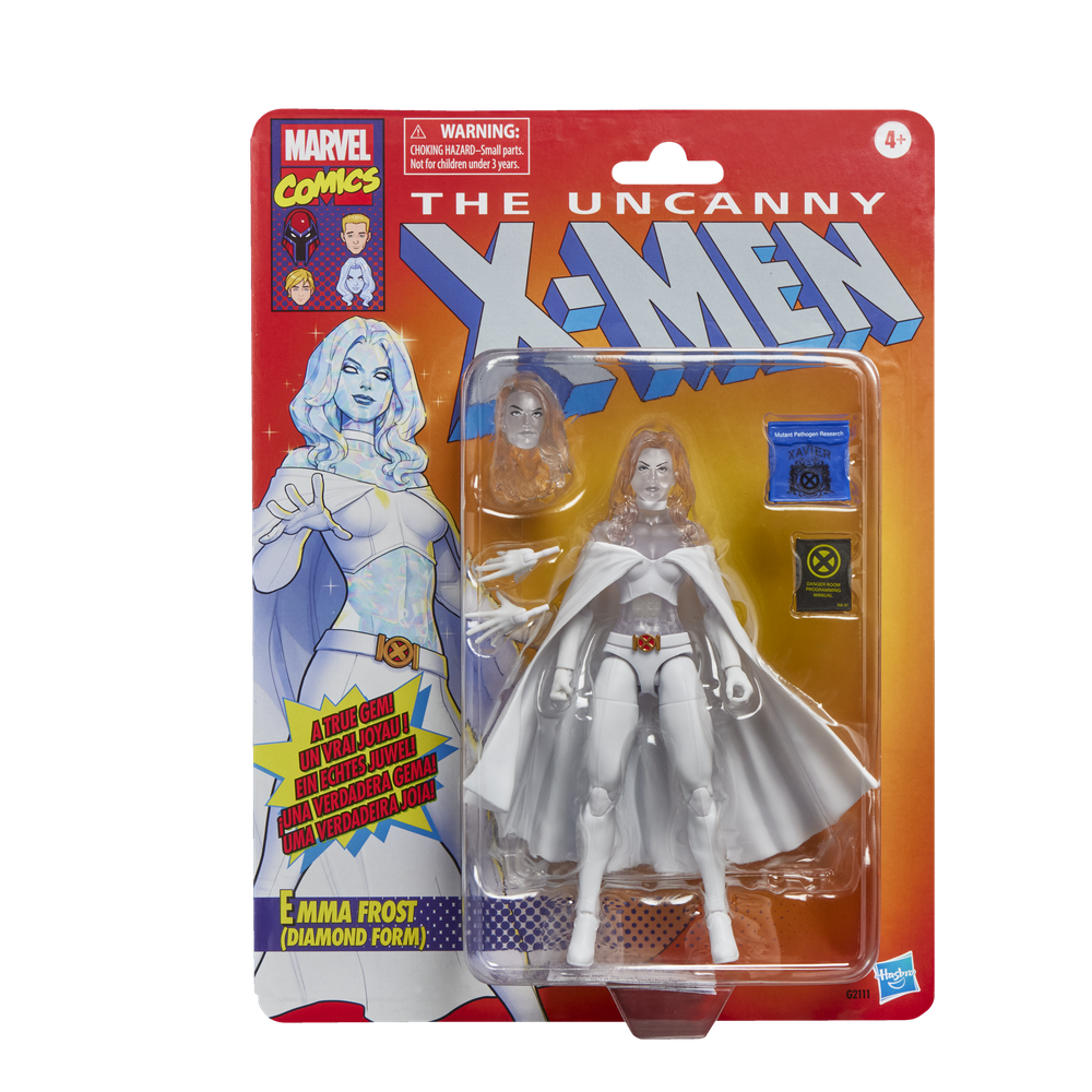 FIGURA HASBRO MARVEL COMICS THE UNCANNY X-MEN EMMA FROST (DIAMOND FORM)