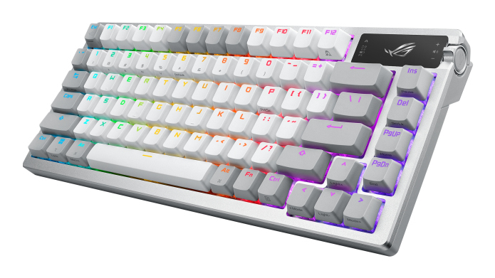 TECLADO GAMING ASUS AZOTH RGB BLANCO