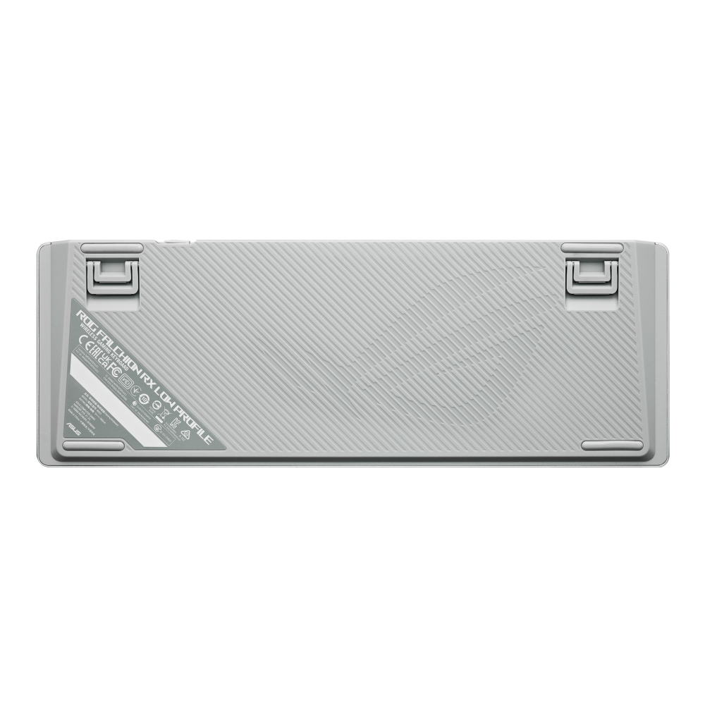 TECLADO GAMING ASUS ROG FALCHION RX LOW PROFILE INALAMBRICO RGB BLANCO
