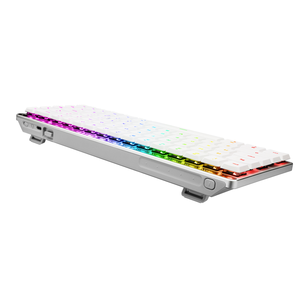 TECLADO GAMING ASUS ROG FALCHION RX LOW PROFILE INALAMBRICO RGB BLANCO