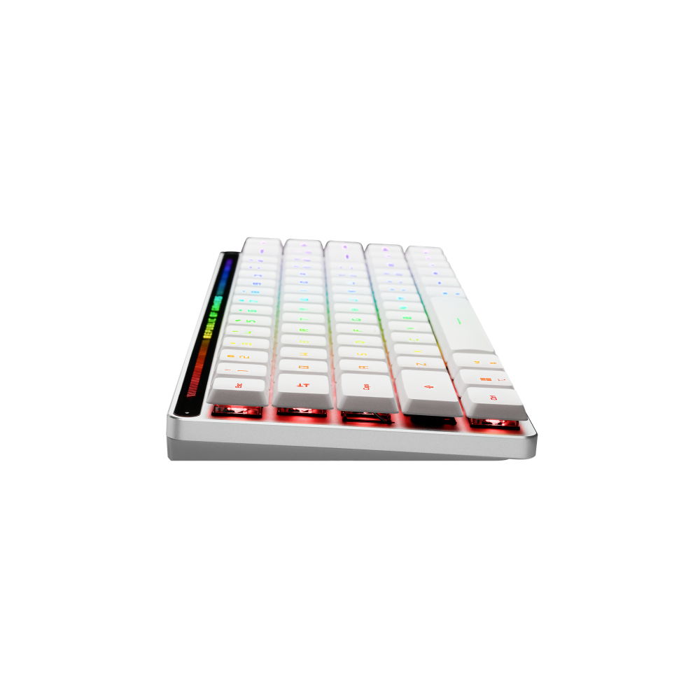 TECLADO GAMING ASUS ROG FALCHION RX LOW PROFILE INALAMBRICO RGB BLANCO