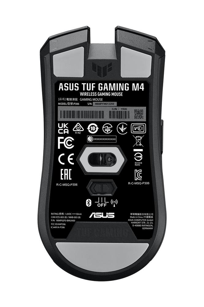 RATON INALAMBRICO ASUS TUF GAMING M4 INALAMBRICO NEGRO