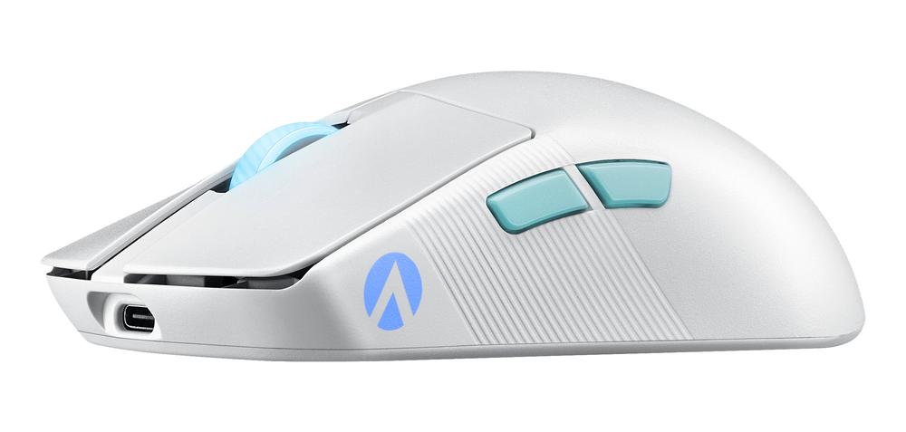 RATON INALAMBRICO GAMING ASUS ROG HARPE ACE AIM LAB EDITION BLANCO