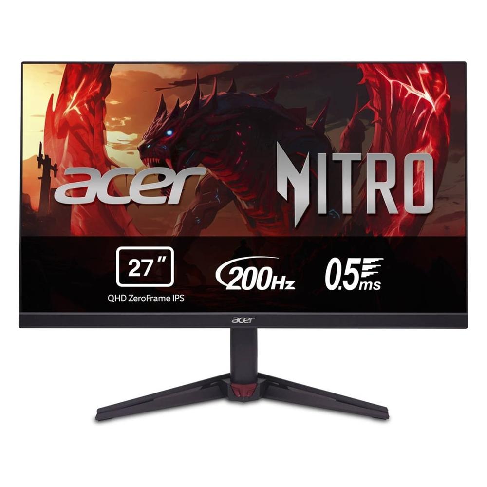 MONITOR LED GAMING 27" ACER NITRO NITRO VG270UX1BMIIPX TFT/ QHD/ DP/ HDMI/ 200HZ/ 0.5MS/ VESA 100X100