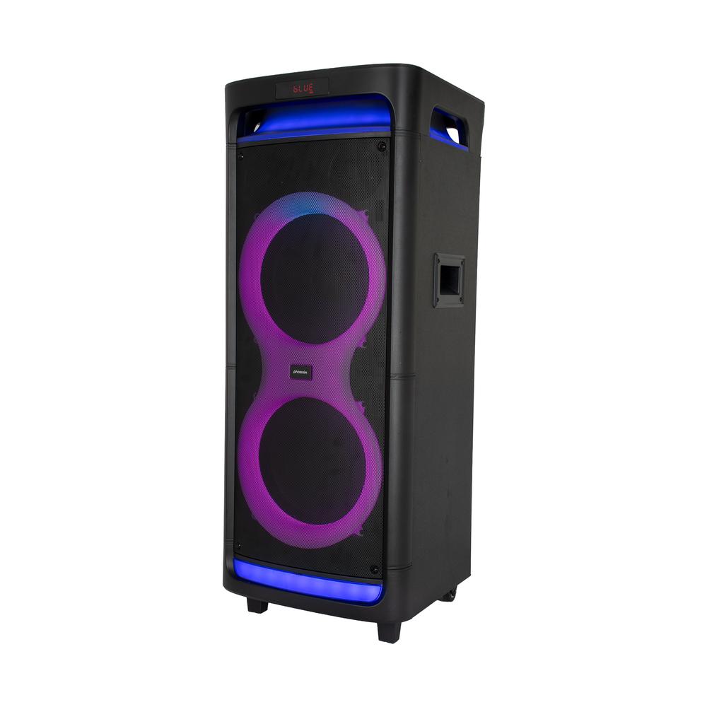 Altavoz Phoenix BigBoss XL 300W RMS 2 Microfonos inalambricos bateria 9000mah bluetooth radio ecualizador rgb