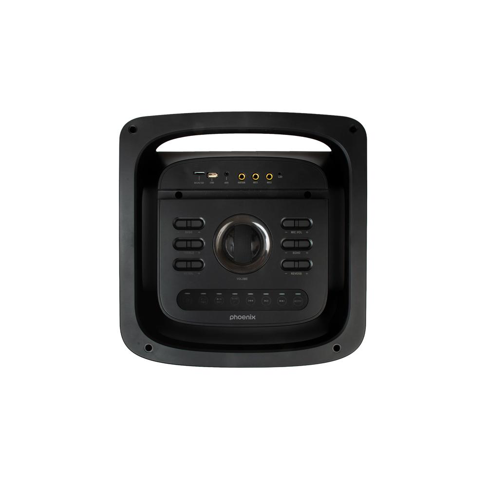 Altavoz Phoenix BigBoss XL 300W RMS 2 Microfonos inalambricos bateria 9000mah bluetooth radio ecualizador rgb