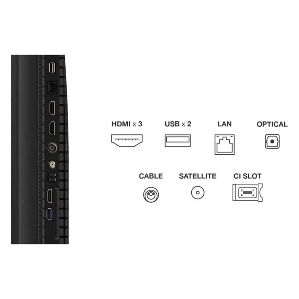 TV TCL 55" QLED 4K UHD/ 55P7K/ GOOGLE TV