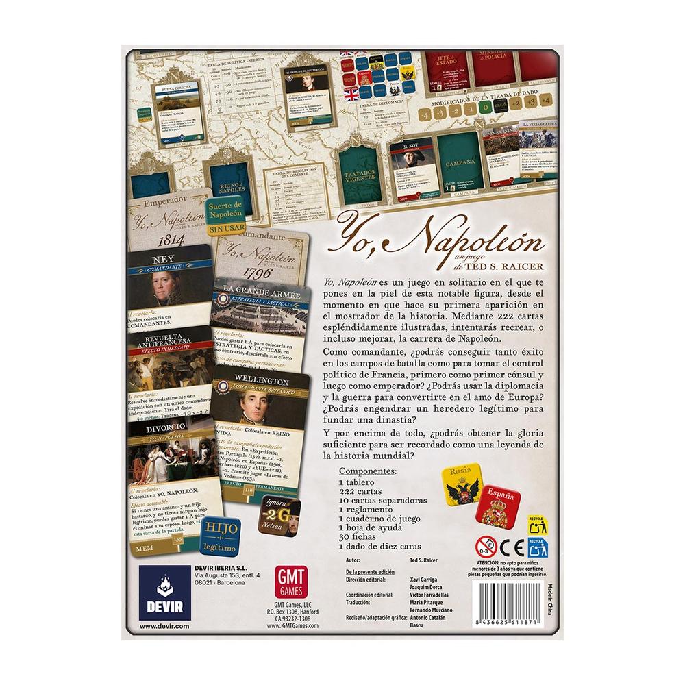 JUEGO DE MESA YO, NAPOLEÓN