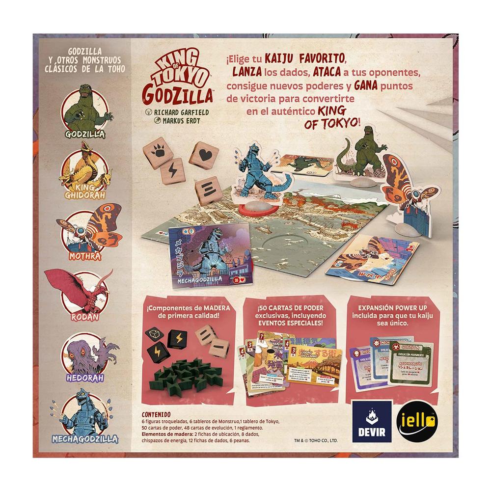 JUEGO DE MESA KING OF TOKYO GODZILLA