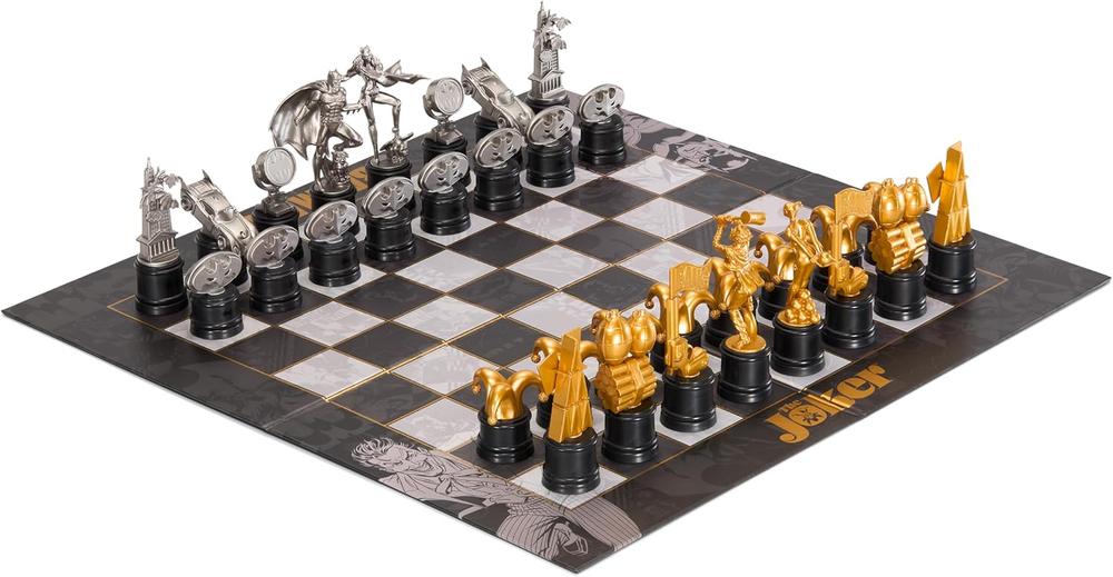 TABLERO DE AJEDREZ THE NOBLE COLLECTION DC COMICS BATMAN VS JOKER