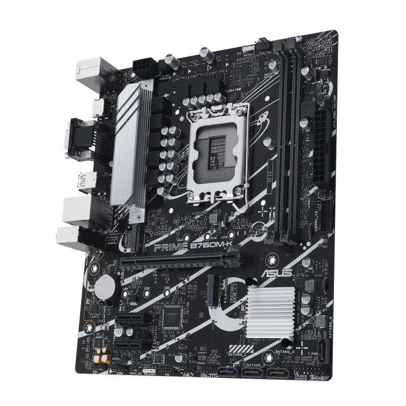 PLACA BASE ASUS INTEL PRIME B760M-K SOCKET 1700 DDR5 X2 MAX 96GB HDMI D-SUB mATX