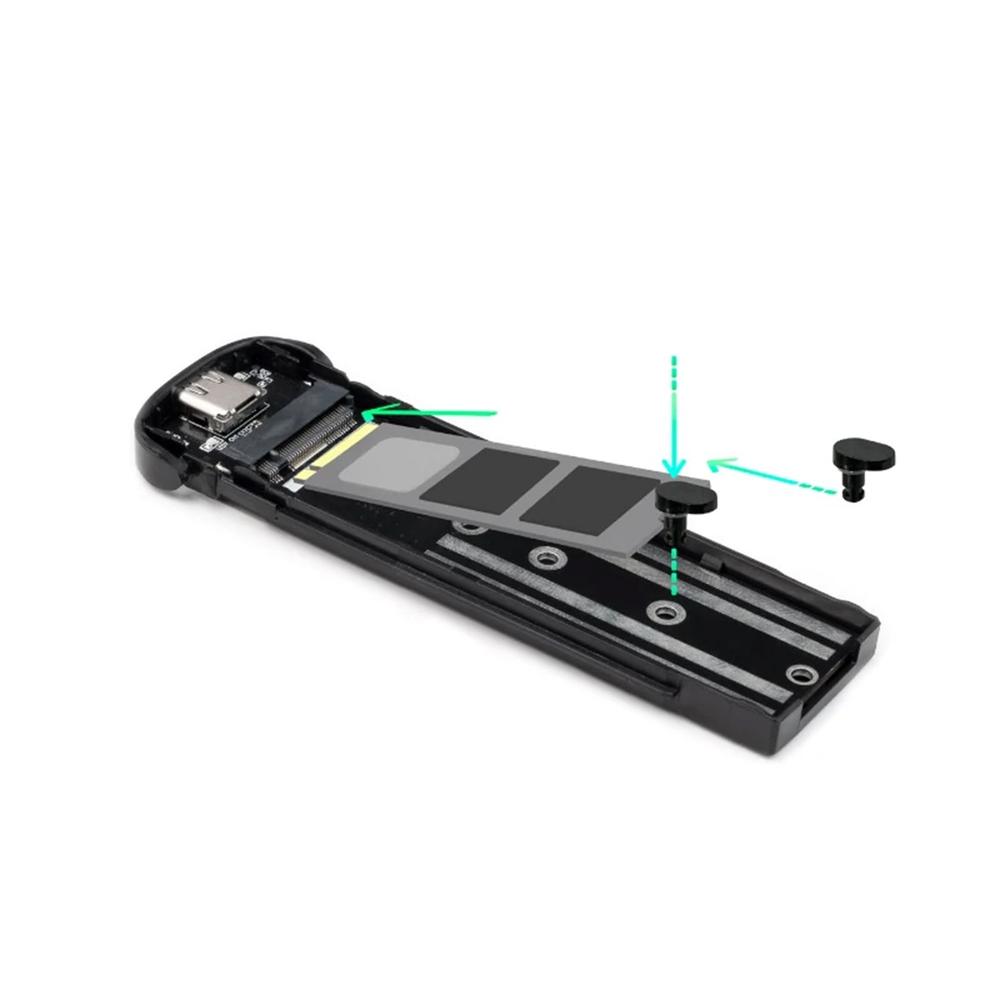 CARCASA DISCO DURO TOOQ TQE-2202S PARA SSD M.2 USB TIPO C PLATA