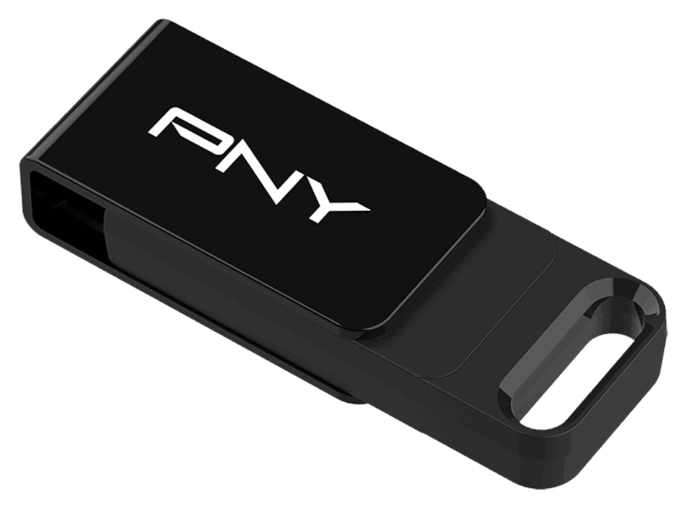PNY Elite unidad flash USB 64 GB USB Tipo C 3.2 Gen 1 (3.1 Gen 1) Negro