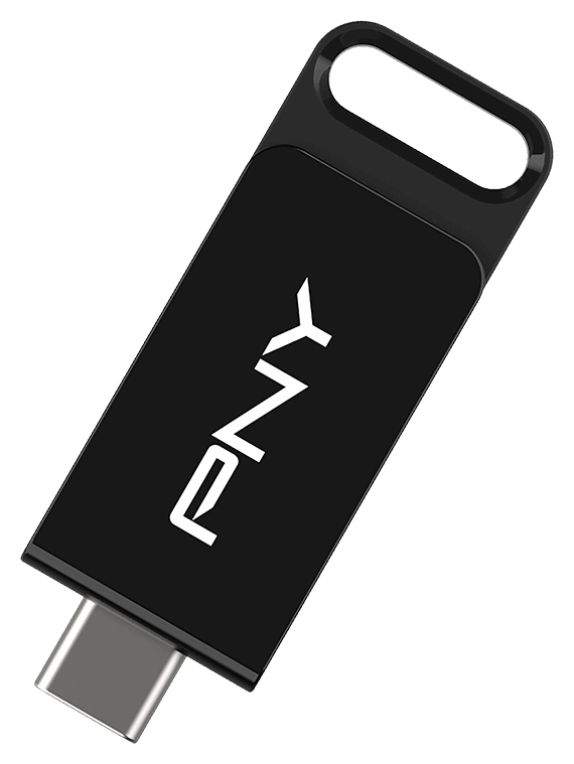 PNY Elite unidad flash USB 64 GB USB Tipo C 3.2 Gen 1 (3.1 Gen 1) Negro
