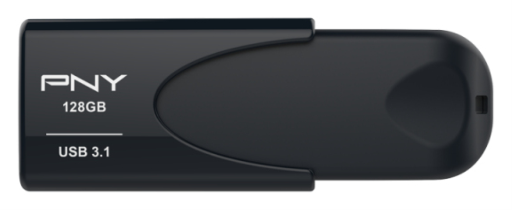 PNY Attache 4 unidad flash USB 128 GB USB tipo A 3.2 Gen 1 (3.1 Gen 1) Negro