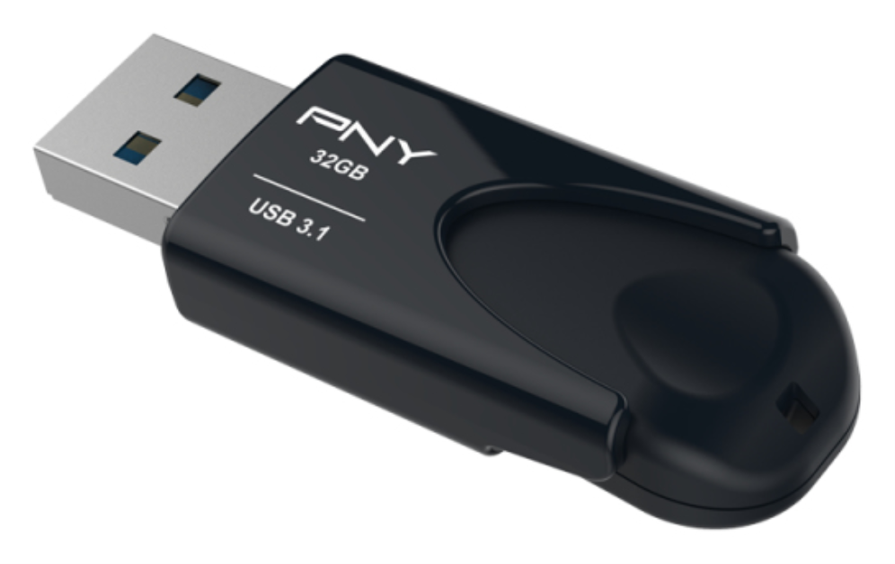 PNY Attache 4 unidad flash USB 32 GB USB tipo A 3.2 Gen 1 (3.1 Gen 1) Negro