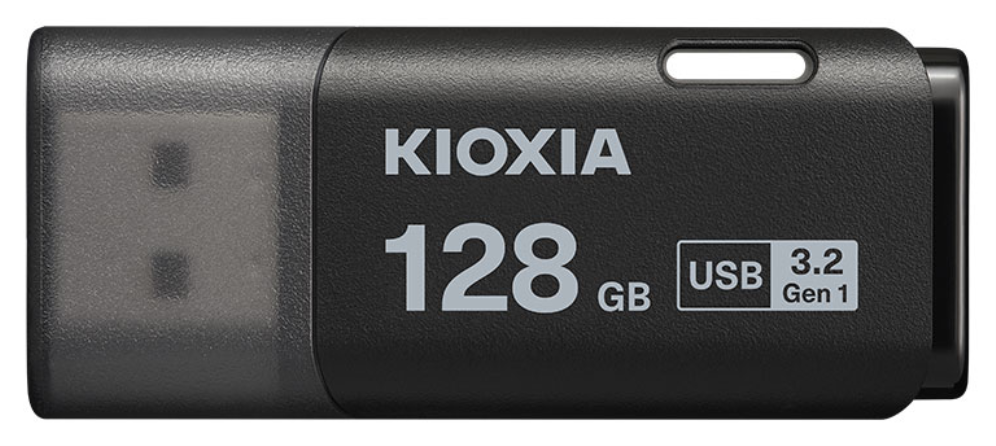 Kioxia LU301K128GG4 unidad flash USB 128 GB USB tipo A 3.2 Gen 1 (3.1 Gen 1) Negro