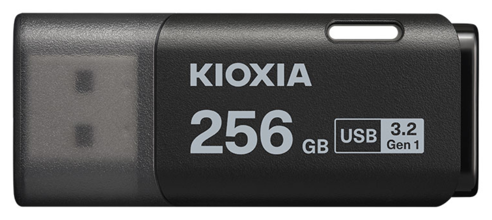 Kioxia TransMemory U301 unidad flash USB 256 GB USB tipo A 3.2 Gen 1 (3.1 Gen 1) Negro