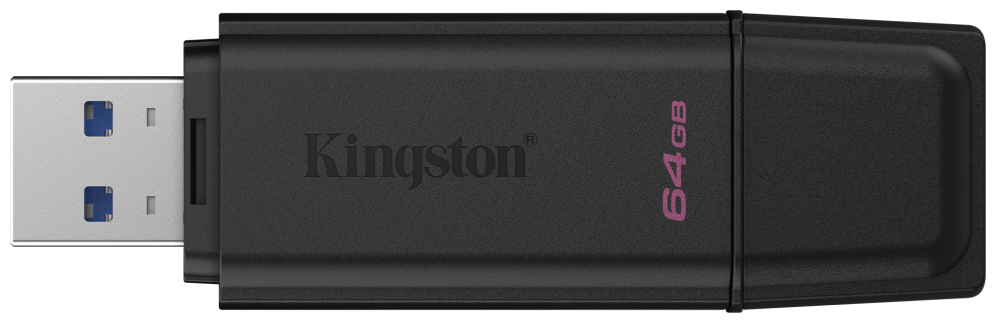 Kingston Technology DataTraveler 64GB Portátil USB 3.2 Gen 1 Exodia Negro