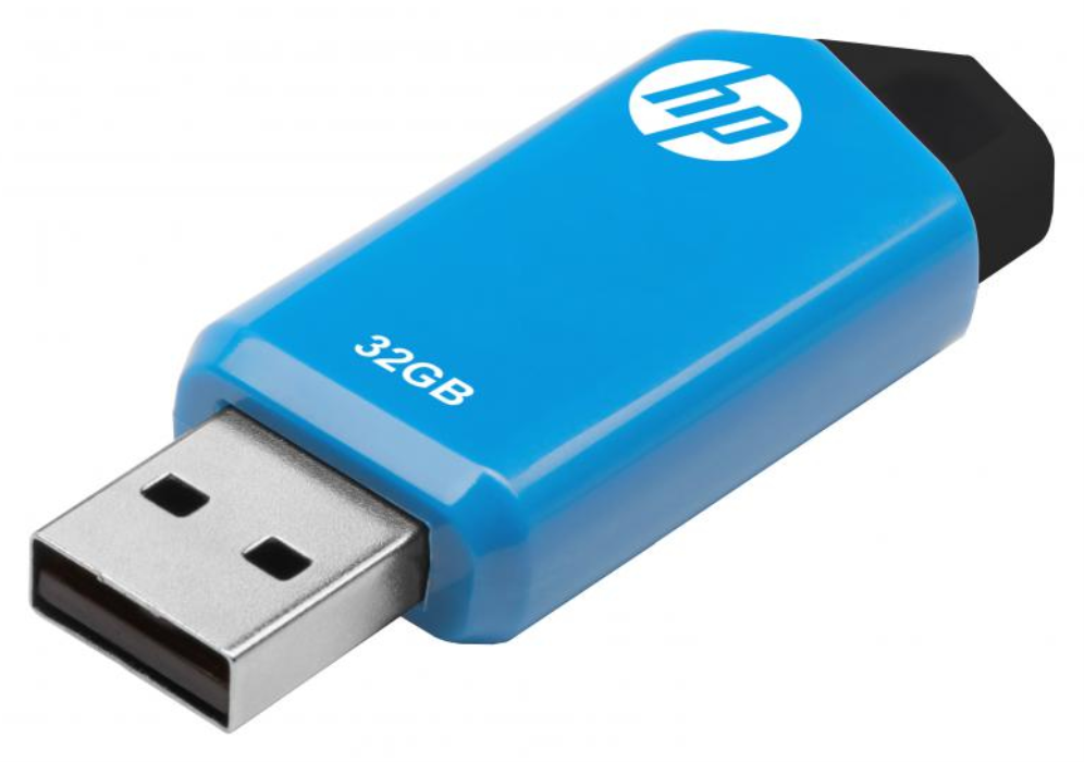 HP v150w unidad flash USB 32 GB USB tipo A 2.0 Negro, Azul