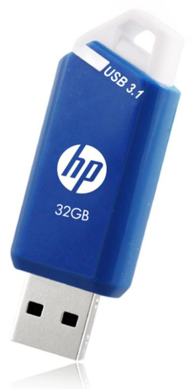 HP x755w unidad flash USB 32 GB USB tipo A 3.2 Gen 1 (3.1 Gen 1) Azul, Blanco