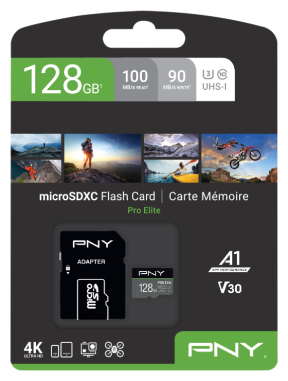 PNY PRO Elite 128 GB MicroSDXC UHS-I Clase 10
