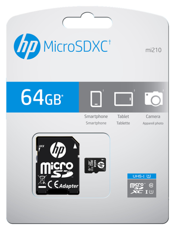 HP SDU64GBXC10HP-EF memoria flash 64 GB MicroSDXC UHS-I Clase 10