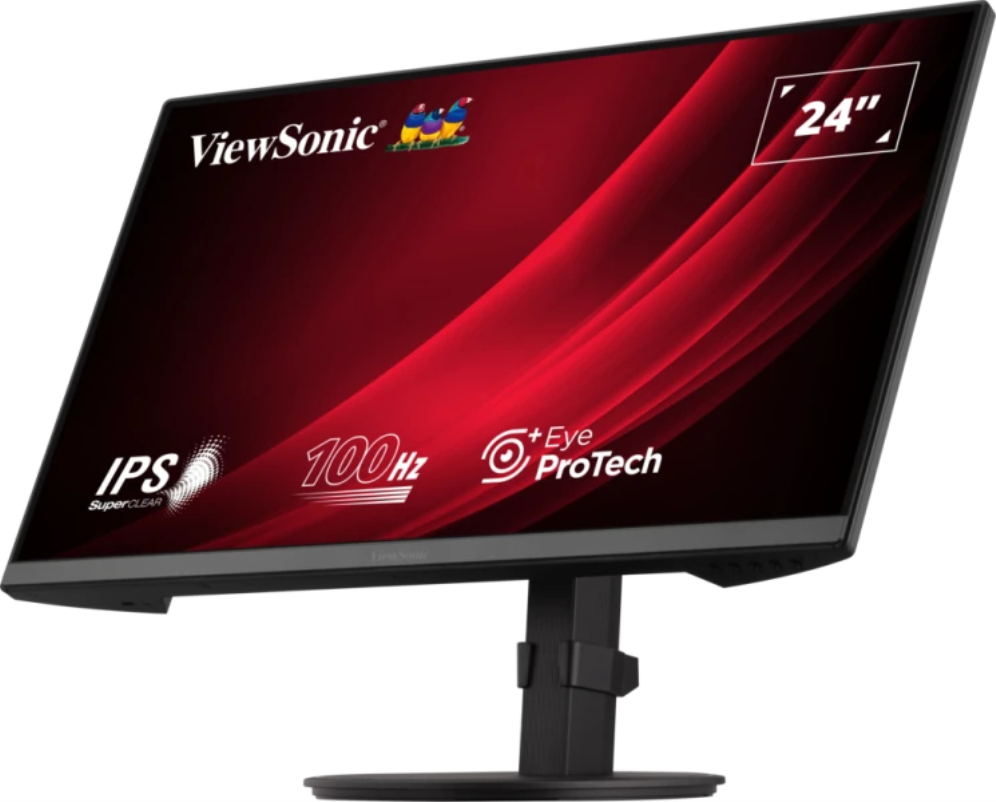 Viewsonic VA VA2408-HDJ pantalla para PC 61 cm (24") 1920 x 1080 Pixeles Full HD LED Negro