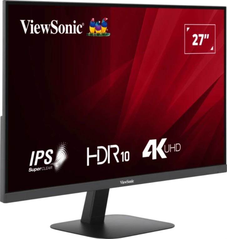 Viewsonic VA VA2708-4K-HD pantalla para PC 68,6 cm (27") 3840 x 2160 Pixeles 4K Ultra HD LED Negro