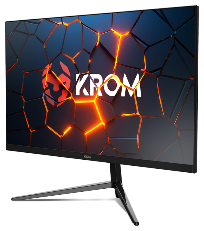 Krom Kertz pantalla para PC 60,5 cm (23.8") 1920 x 1080 Pixeles Full HD LED Negro