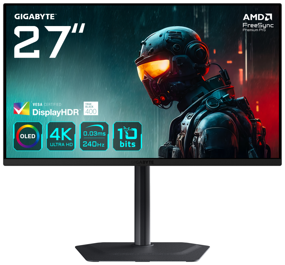 GIGABYTE MO27U2 OLED 4K UHD Gaming Monitor
