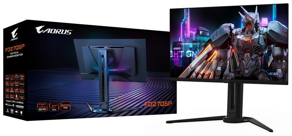 GIGABYTE AORUS FO27Q5P Monitor Gaming OLED QHD