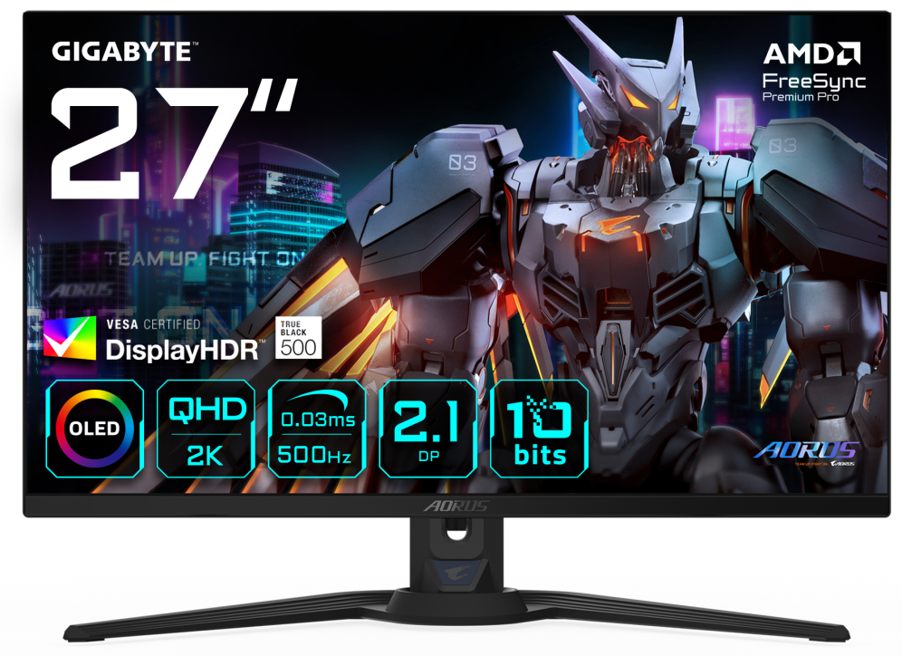 GIGABYTE AORUS FO27Q5P Monitor Gaming OLED QHD