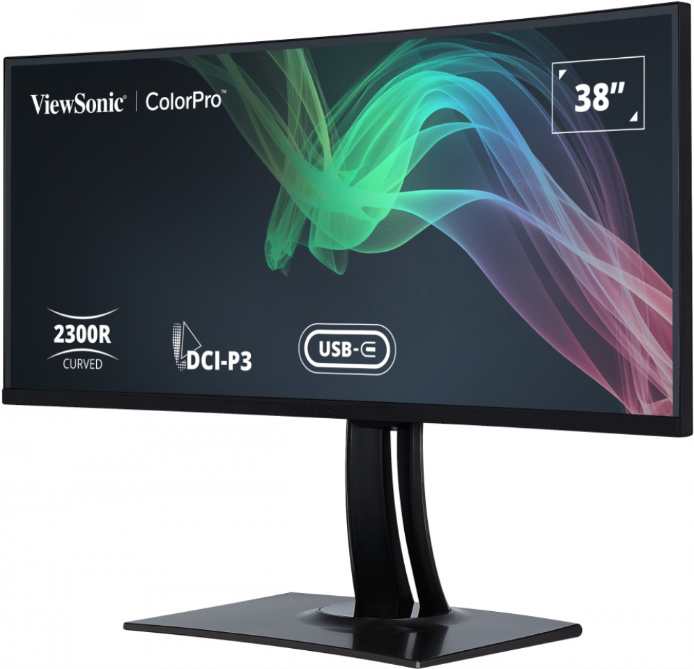 Viewsonic VP3881A pantalla para PC 96,5 cm (38") 3840 x 1600 Pixeles Quad HD+ LED Negro
