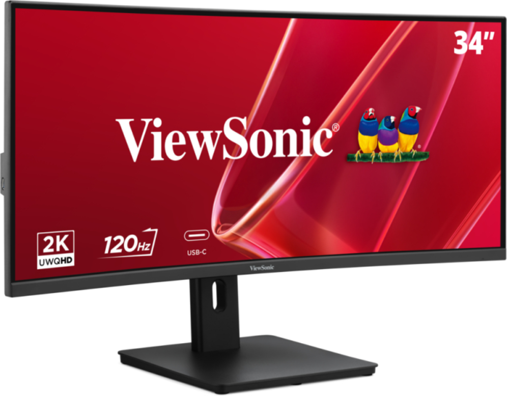 Viewsonic VA VA3420C-2 pantalla para PC 86,4 cm (34") 3440 x 1440 Pixeles UltraWide Quad HD LED Negro