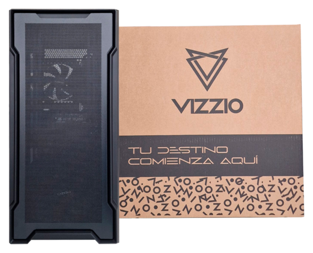 VIZZIO OR12471072 PC Intel® Core™ i5 i5-14400F 16 GB DDR4-SDRAM 1 TB SSD NVIDIA GeForce RTX 5050 Windows 11 Home (versión de prueba preinstalada) Midi Tower Negro