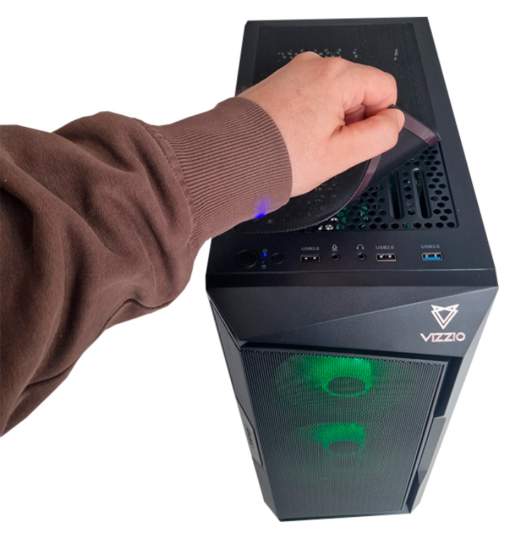 VIZZIO PC Gaming Silver G i5-12400F | RTX 3050 | 16GB | 500GB SSD