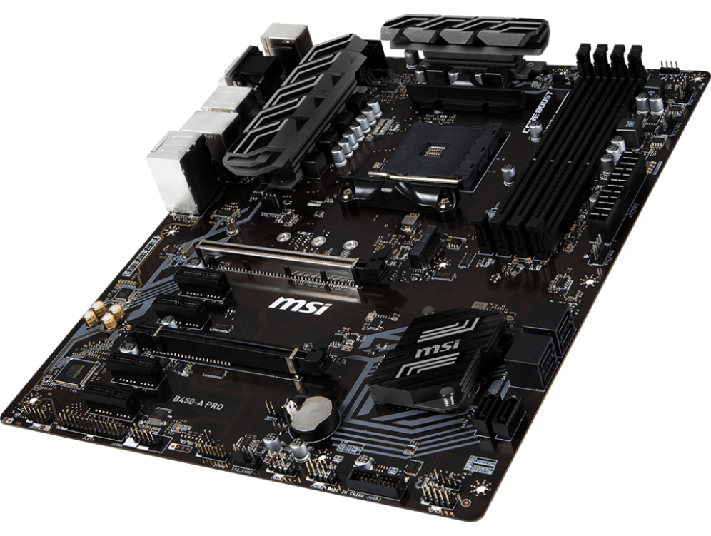 MSI B450-A-PRO AMD B450 Zócalo AM4 ATX