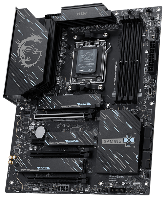 MSI X870E GAMING PLUS WIFI placa base AMD X870E Zócalo AM5 ATX