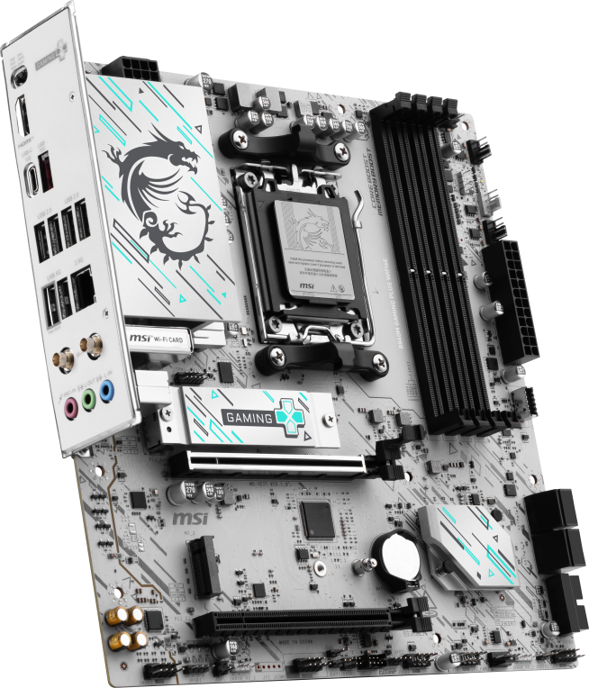 MSI B840M GAMING PLUS WIFI6E placa base AMD B840 Zócalo AM5 micro ATX